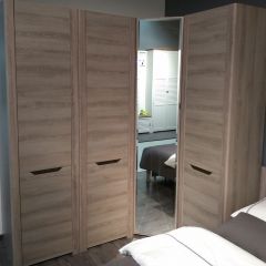 АФИНА А12 Шкаф для одежды и белья Ясень Таормина в Уфе - ufa.mebel24.online | фото 2