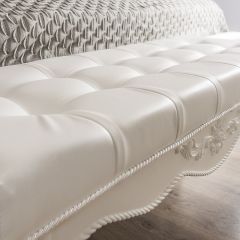 Банкетка Мишель (белый матовый) в Уфе - ufa.mebel24.online | фото 3