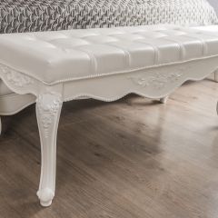 Банкетка Мишель (белый матовый) в Уфе - ufa.mebel24.online | фото 4