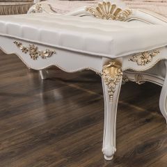 Банкетка Натали (белый глянец) в Уфе - ufa.mebel24.online | фото 4