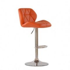 Барный стул Barneo N-85 Diamond оранжевый в Уфе - ufa.mebel24.online | фото