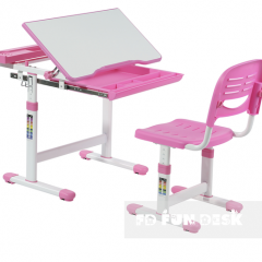 Комплект парта + стул трансформеры Cantare Pink в Уфе - ufa.mebel24.online | фото