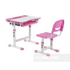 Комплект парта + стул трансформеры Cantare Pink в Уфе - ufa.mebel24.online | фото 2