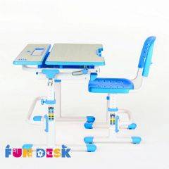 Парта-трансформер + стул Lavoro Blue в Уфе - ufa.mebel24.online | фото 2