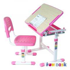Парта-трансформер + стул PICCOLINO Pink в Уфе - ufa.mebel24.online | фото