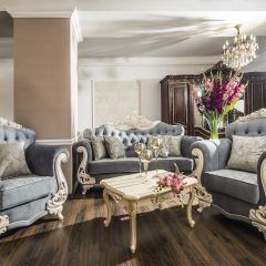 Диван Афина с раскладным механизмом (серый глянец) в Уфе - ufa.mebel24.online | фото 5
