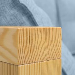 Диван одноместный DEmoku Д-1 (Серебристо-серый/Холодный серый) в Уфе - ufa.mebel24.online | фото 3