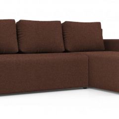 Диван угловой Алиса 3 Bahama CHOCOLATE - Teos Dark Brown в Уфе - ufa.mebel24.online | фото