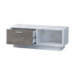 Эго Т-4 Тумба с 1 ящ (бетон светлый/камень темный) цоколь в Уфе - ufa.mebel24.online | фото 2