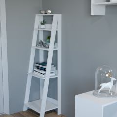 Этажерка лофт (белый) в Уфе - ufa.mebel24.online | фото 2