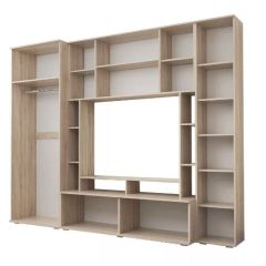 Гостиная Белла (Дуб Сонома/Белый глянец) в Уфе - ufa.mebel24.online | фото 2