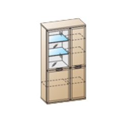 Гостиная Карина Композиция 24 (Гикори Джексон светлый) в Уфе - ufa.mebel24.online | фото 2