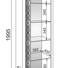 Гостиная Скарлетт (Бодега светлая) в Уфе - ufa.mebel24.online | фото 5