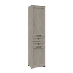Гостиная София СП-3 Пенал с ящиками МДФ Дуб крафт белый в Уфе - ufa.mebel24.online | фото