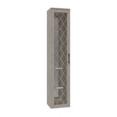 Гостиная София СП-5 Пенал-витрина МДФ Дуб крафт белый в Уфе - ufa.mebel24.online | фото