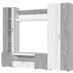 Гостиная Соло (Анкор Светлый/Бетонный Камень) в Уфе - ufa.mebel24.online | фото 2