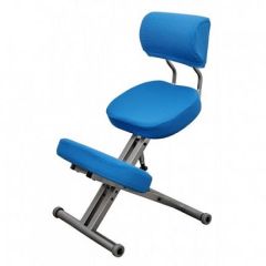 Коленный стул со спинкой Smartstool КМ01ВМ + Чехлы в Уфе - ufa.mebel24.online | фото