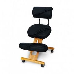 Коленный стул со спинкой Smartstool KW02В + Чехлы в Уфе - ufa.mebel24.online | фото