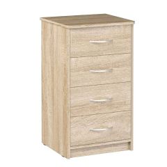 Комод 480 с 4-ящиками (Дуб сонома светлый) в Уфе - ufa.mebel24.online | фото