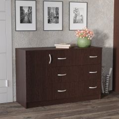Комод Лофт (3 ящика/1 дверца) Венге в Уфе - ufa.mebel24.online | фото