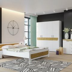 Комод Милана (Белый/Сосна Гранд) в Уфе - ufa.mebel24.online | фото 3