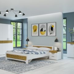Комод Милана (Белый/Сосна Гранд) в Уфе - ufa.mebel24.online | фото 4