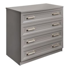 Комод Мокко 4-е ящика (серый камень) в Уфе - ufa.mebel24.online | фото