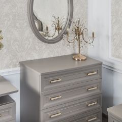 Комод Мокко 4-е ящика (серый камень) в Уфе - ufa.mebel24.online | фото 3