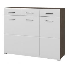 Комод Ненси (Венге/Белый глянец) в Уфе - ufa.mebel24.online | фото