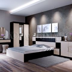 БАСЯ Комод с 3-мя ящиками (Дуб беленый/Венге) в Уфе - ufa.mebel24.online | фото 2
