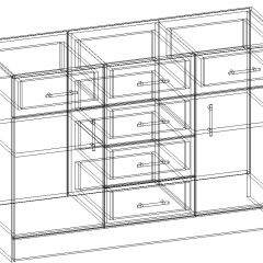 СОФИЯ Комод К1200 2Д (венге/дуб белфорт) в Уфе - ufa.mebel24.online | фото 3