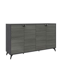 Комодино ПМ-390.03 Комод (ЛДСП Матера/МДФ Санторини темный) в Уфе - ufa.mebel24.online | фото