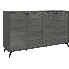 Комодино ПМ-390.03 Комод (ЛДСП Матера/МДФ Санторини темный) в Уфе - ufa.mebel24.online | фото 2