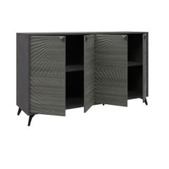 Комодино ПМ-390.03 Комод (ЛДСП Матера/МДФ Санторини темный) в Уфе - ufa.mebel24.online | фото 3