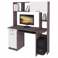 Компьютерный стол №14 (Анкор белый/Анкор темный) в Уфе - ufa.mebel24.online | фото 2