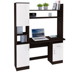 Компьютерный стол ШКОЛЬНИК (Венге/Анкор белый) в Уфе - ufa.mebel24.online | фото