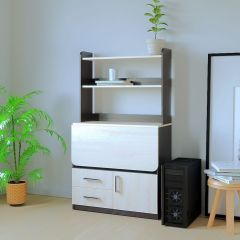 Компьютерный стол СП-1 (Венге/Дуб молочный) в Уфе - ufa.mebel24.online | фото 4