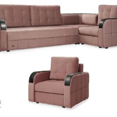 Комплект мягкой мебели Остин HB-178-18 (Велюр) Угловой + 1 кресло в Уфе - ufa.mebel24.online | фото