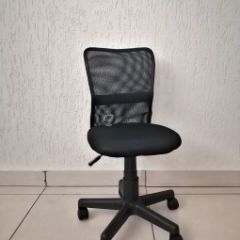 Кресло Barneo K-401 детское (черная ткань/сетка) в Уфе - ufa.mebel24.online | фото