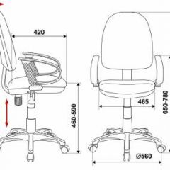 Кресло Бюрократ CH-300/BLACK черный JP-15-2 в Уфе - ufa.mebel24.online | фото 4