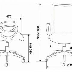 Кресло Бюрократ CH-599AXSN/TW-11 чёрный в Уфе - ufa.mebel24.online | фото 3