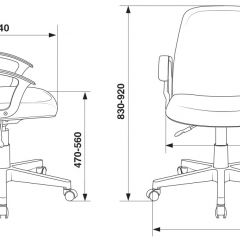 Кресло Бюрократ CH-808-LOW/#B черный 3С11 в Уфе - ufa.mebel24.online | фото 4