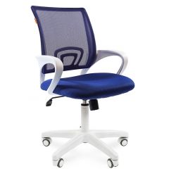 Кресло для оператора CHAIRMAN 696 white (ткань TW-10/сетка TW-05) в Уфе - ufa.mebel24.online | фото