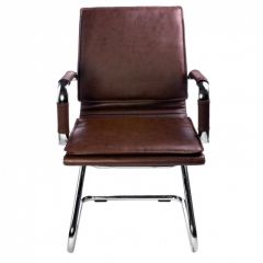 Кресло для посетителя Бюрократ CH-993-Low-V/Brown коричневый в Уфе - ufa.mebel24.online | фото 4