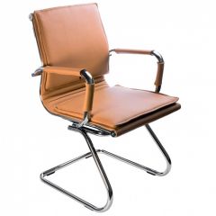 Кресло для посетителя Бюрократ CH-993-Low-V/Camel светло-коричневый в Уфе - ufa.mebel24.online | фото