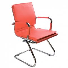 Кресло для посетителя Бюрократ CH-993-Low-V/Red красный в Уфе - ufa.mebel24.online | фото
