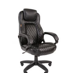 Кресло для руководителя  CHAIRMAN 432 (Экокожа черная) в Уфе - ufa.mebel24.online | фото