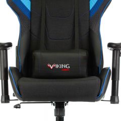 Кресло игровое Бюрократ VIKING 4 AERO BLUE черный/синий в Уфе - ufa.mebel24.online | фото 7