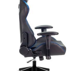 Кресло игровое Бюрократ VIKING 4 AERO BLUE черный/синий в Уфе - ufa.mebel24.online | фото 8