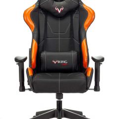 Кресло игровое Бюрократ VIKING 5 AERO ORANGE черный/оранжевый в Уфе - ufa.mebel24.online | фото 3